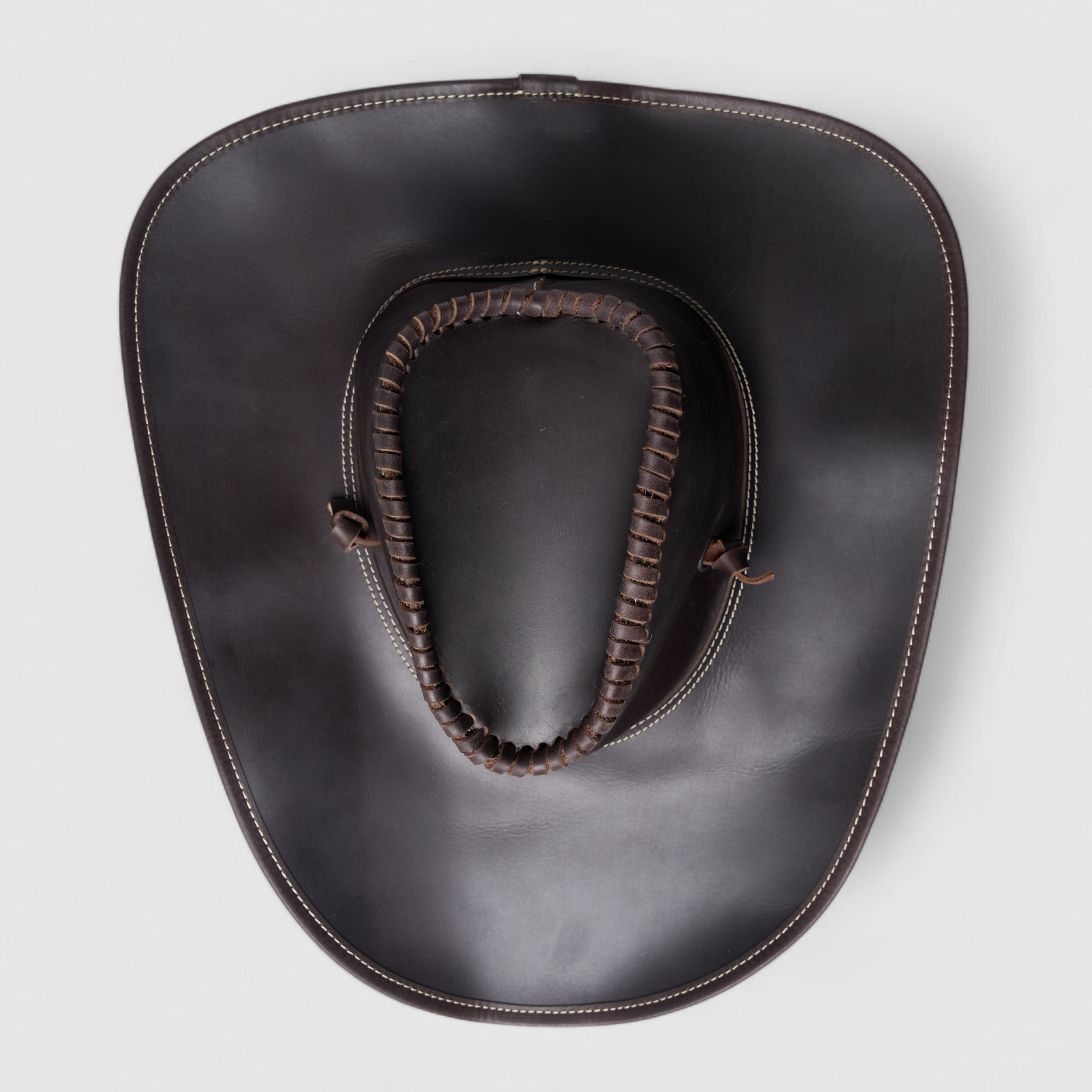 Chokore Maverick Leather Cowboy Hat (Chocolate Brown)