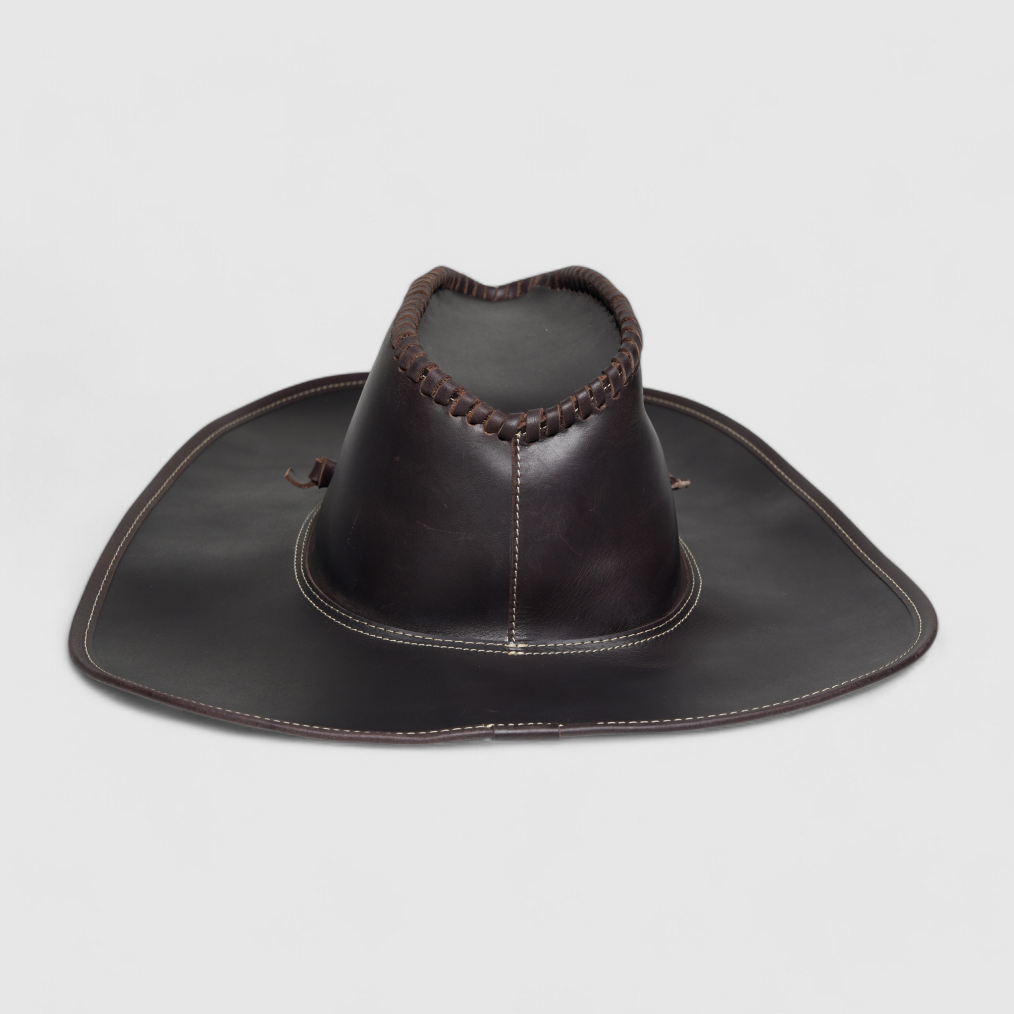 Chokore Maverick Leather Cowboy Hat (Chocolate Brown)