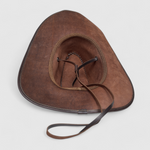 Chokore Chokore Maverick Leather Cowboy Hat (Chocolate Brown) 