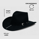 Chokore  Chokore Vintage Explorer Cowboy Hat (Black)