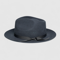 Chokore Chokore Retro Iconic Fedora Hat (Dark Grey)