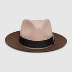 Chokore  Chokore Urban Glam Fedora Hat with Bowtie Detail (Beige)