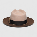 Chokore Chokore Urban Glam Fedora Hat with Bowtie Detail (Beige) 