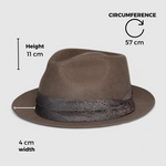 Chokore  Chokore Vintage Forest Fedora Hat (Khaki)