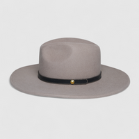 Chokore Chokore Heritage Pinched Fedora Hat (Stone Grey)