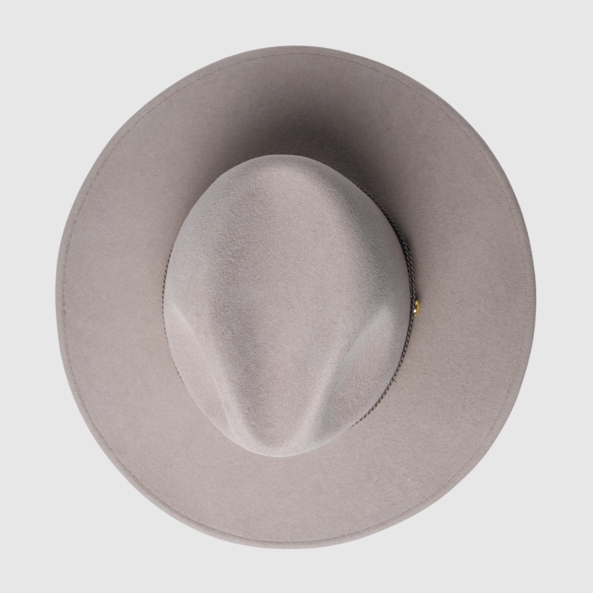 Chokore Heritage Pinched Fedora Hat (Stone Grey)