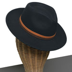 Chokore Chokore Dual Colour Classic Cowboy Hat (Brown) Chokore Fedora Hat with Dual Tone Band (Black)