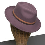 Chokore  Chokore Fedora Hat with Dual Tone Band (Purple)