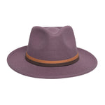 Chokore  Chokore Fedora Hat with Dual Tone Band (Purple)