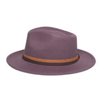 Chokore Chokore Fedora Hat with Dual Tone Band (Purple) 