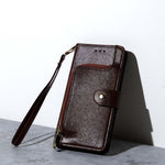 Chokore  Chokore Leather Wallet Cover with Card Pocket (Brown) for iPhone