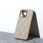 Chokore Chokore Patterned Leather Cover (Beige) for iPhone 