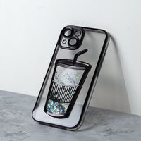 Chokore Chokore Glam Coffee Cup Cover (Black) for iPhone