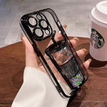 Chokore Chokore Glam Coffee Cup Cover (Black) for iPhone 