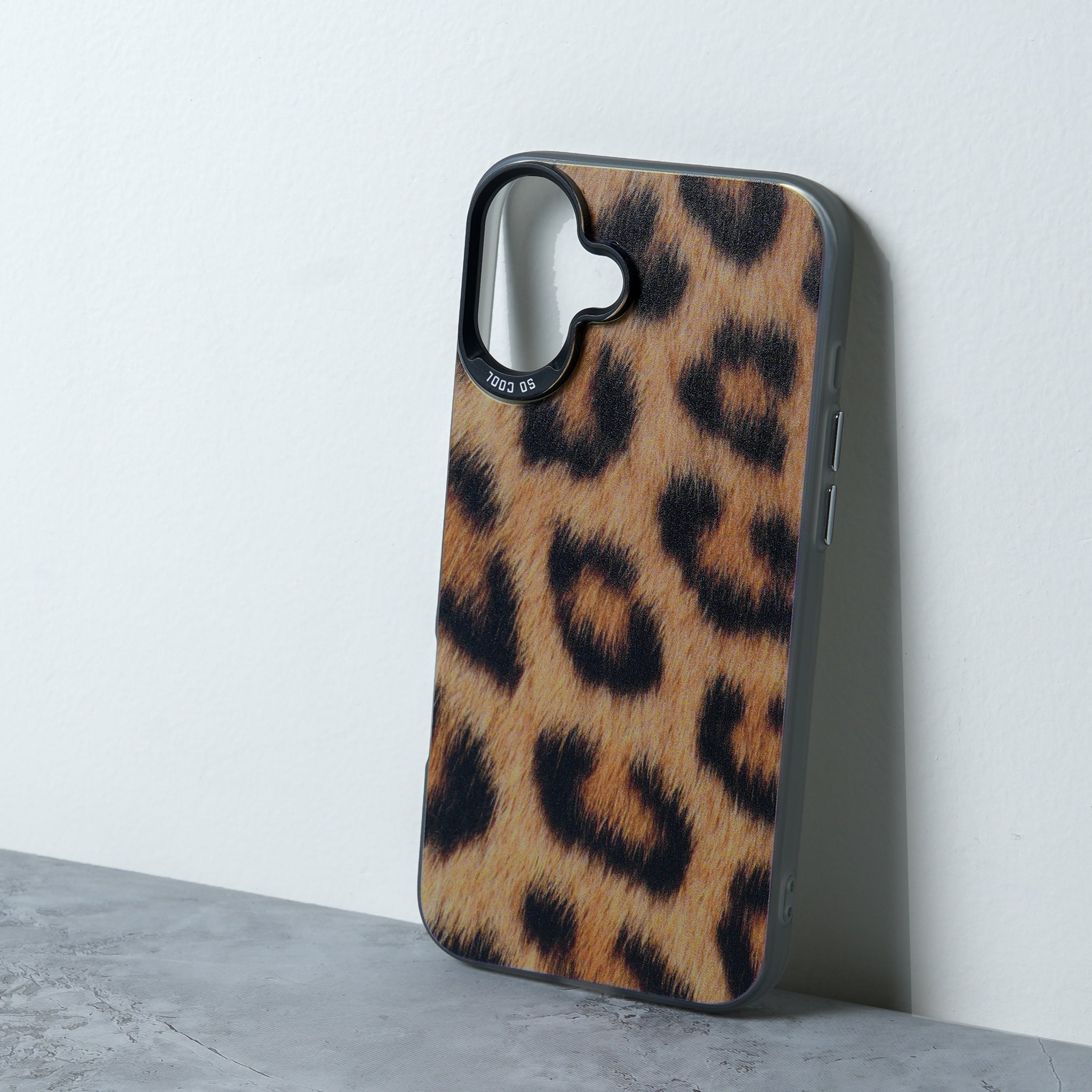 Chokore Cheetah Stamp Cover (Brown) for iPhone