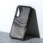 Chokore Chokore Simple Leather Cover with Double Card Pocket (Black) for Samsung 