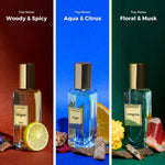 Chokore Closer - Perfume For Men | 20 ml Chokore Perfume Combo Pack of 3 Only For Men (One Desire, Connection, & Closer) | 3 x 20 ml