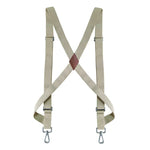 Chokore  Chokore X-shaped Snap Hook Suspenders (Beige)