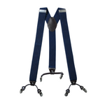 Chokore Chokore Y-shaped PU Leather Suspenders with Finger Clips (Black) Chokore Stretchy Y-shaped Suspenders with 6-clips (Navy Blue)