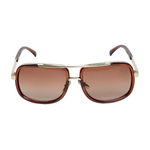 Chokore Chokore  Vintage Metal Frame Aviator Sunglasses ( Brown) 