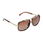 Chokore Chokore  Vintage Metal Frame Aviator Sunglasses ( Brown) 