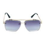 Chokore Chokore Double Bridge Alloy Frame Aviator Sunglasses (Purple) 