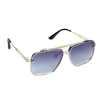 Chokore Chokore Double Bridge Alloy Frame Aviator Sunglasses (Purple) 