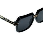 Chokore Chokore Retro Large Metal Frame Sunglasses (Black & Gold) 