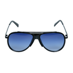 Chokore Chokore Double Bridge Metal Pilot Frame Sunglasses ( Blue & Black) 