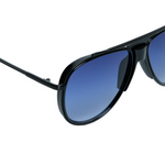 Chokore Chokore Double Bridge Metal Pilot Frame Sunglasses ( Blue & Black) 