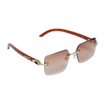 Chokore Chokore Leopard Wood Sunglasses (Brown) 