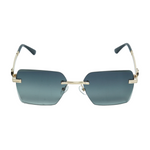 Chokore Chokore Rimless Polygon Sunglasses (Green) 