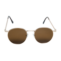 Chokore Chokore Vinatge Round Sunglasses (Brown)