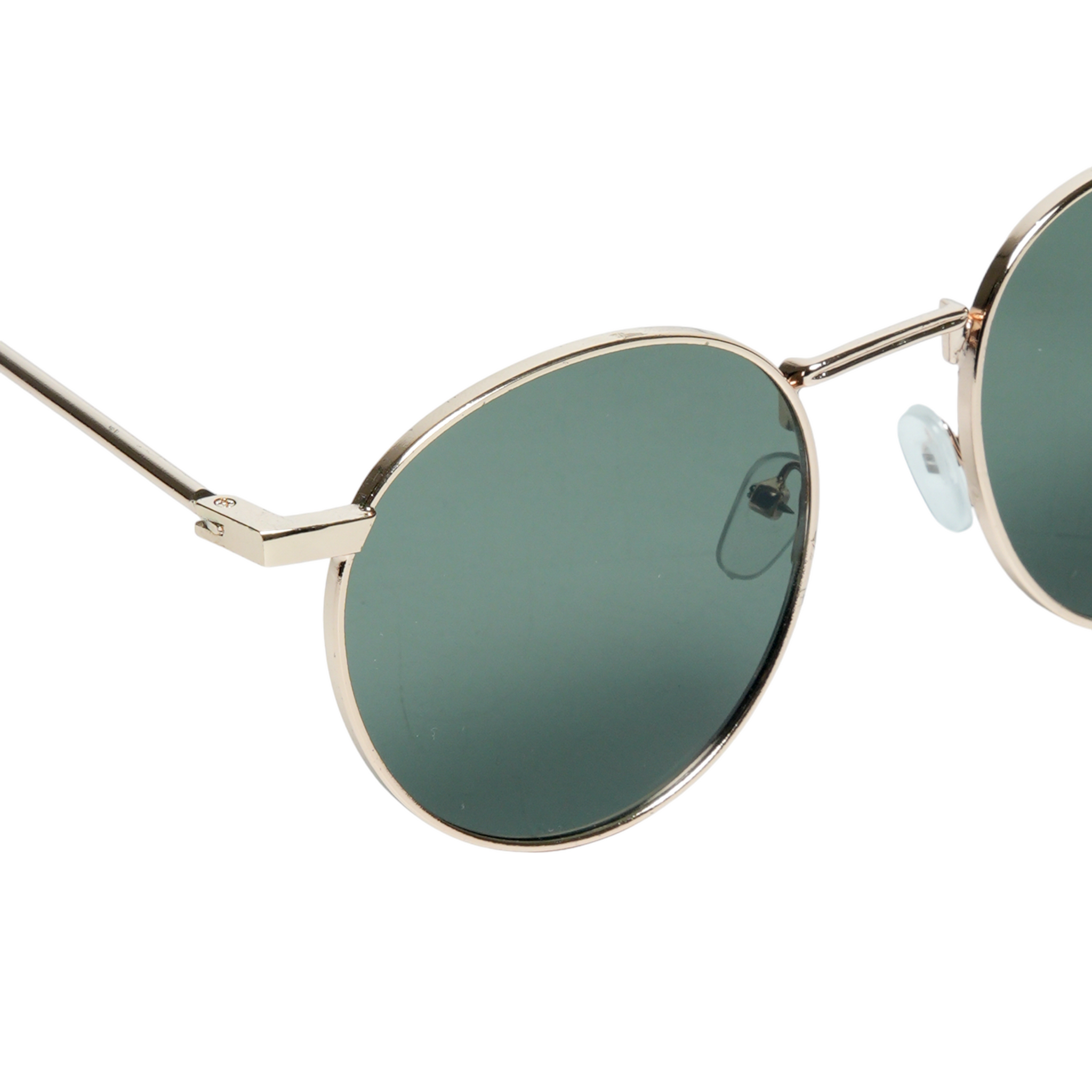 Chokore Vinatge Round Sunglasses with Metal Frame(Green)