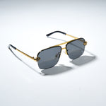 Chokore Chokore Classic Double Bridge Sunglasses (Black & Gold) 