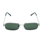 Chokore Chokore Retro Small Metal Frame Sunglasses (Green & Silver) 