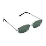 Chokore Chokore Retro Small Metal Frame Sunglasses (Green & Silver) 