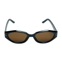 Chokore Chokore Vintage Round Sunglasses (Brown & Black)