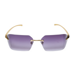 Chokore Chokore Rimless Wrap-around Sunglasses (Violet) 