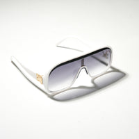 Chokore Chokore Oversized Single Lens Sunglasses (White)