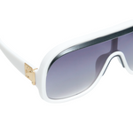 Chokore Chokore Oversized Single Lens Sunglasses (White) 