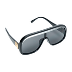 Chokore Chokore Oversized Single Lens Sunglasses (Black) 