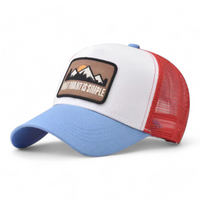 Chokore Chokore Peak Patch Baseball Cap (Blue & White)