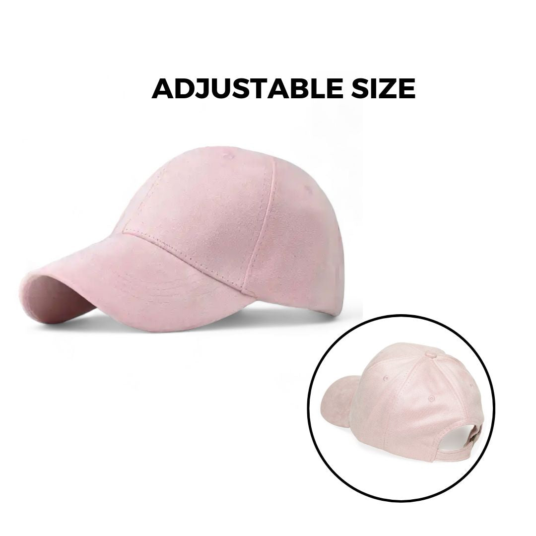 Chokore Structured Suede Baseball Cap (Pink)