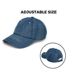 Chokore Chokore Sun Fade Denim Baseball Cap (Blue) 