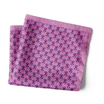 Chokore Chokore Purple color Silk Pocket Square - Indian At Heart line 