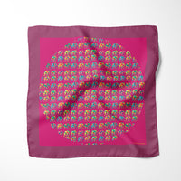 Chokore Chokore Pink Elephant Silk Pocket Square - Wildlife Range