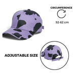 Chokore Chokore Cow Print Baseball Cap (Purple) 