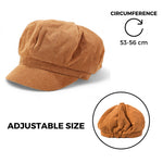 Chokore Chokore Corduroy Beret Cap (Brown) 