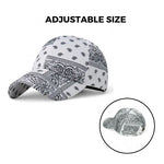 Chokore Chokore Paisley print Baseball Cap (White) 